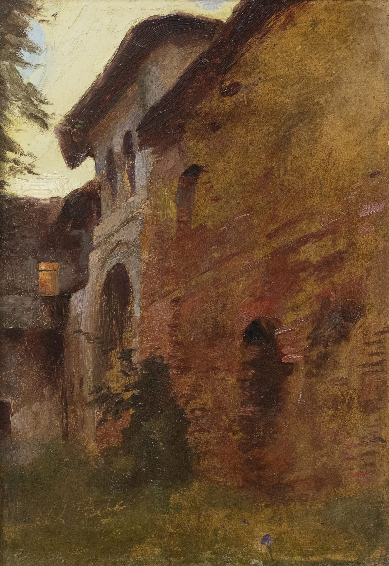 Interior de mănăstire - Aurel Băeșu Interior de mănăstire - Aurel Băeșu