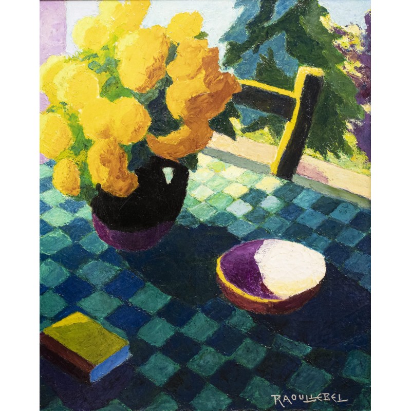 La bouquet jaune - Raoul Lebel