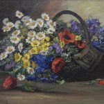 Coș cu flori de câmp - Elena Muller Stăncescu