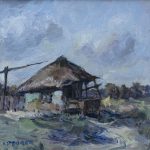 Peisaj cu casă - Iosif Steurer
