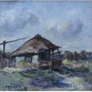 Peisaj cu casă - Iosif Steurer