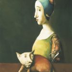 La dame au chat - Georges Mazilu