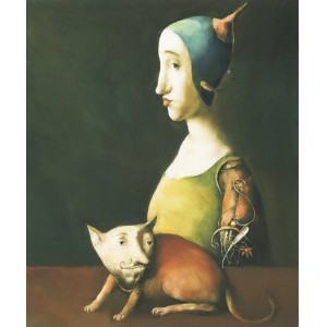 La dame au chat - Georges Mazilu