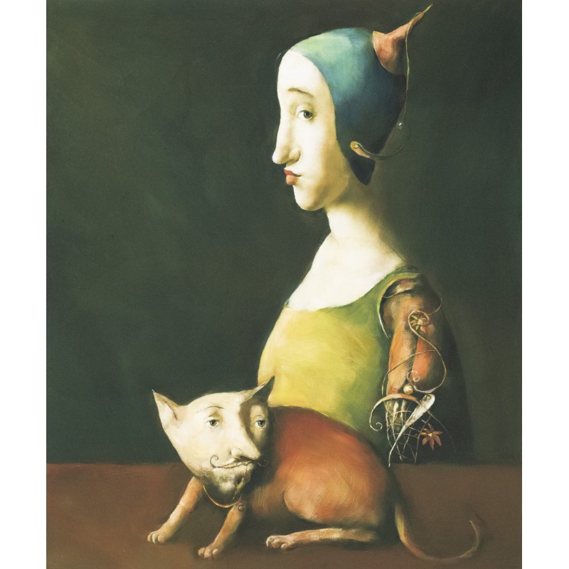 La dame au chat - Georges Mazilu