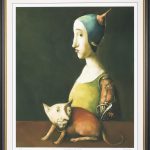La dame au chat - Georges Mazilu